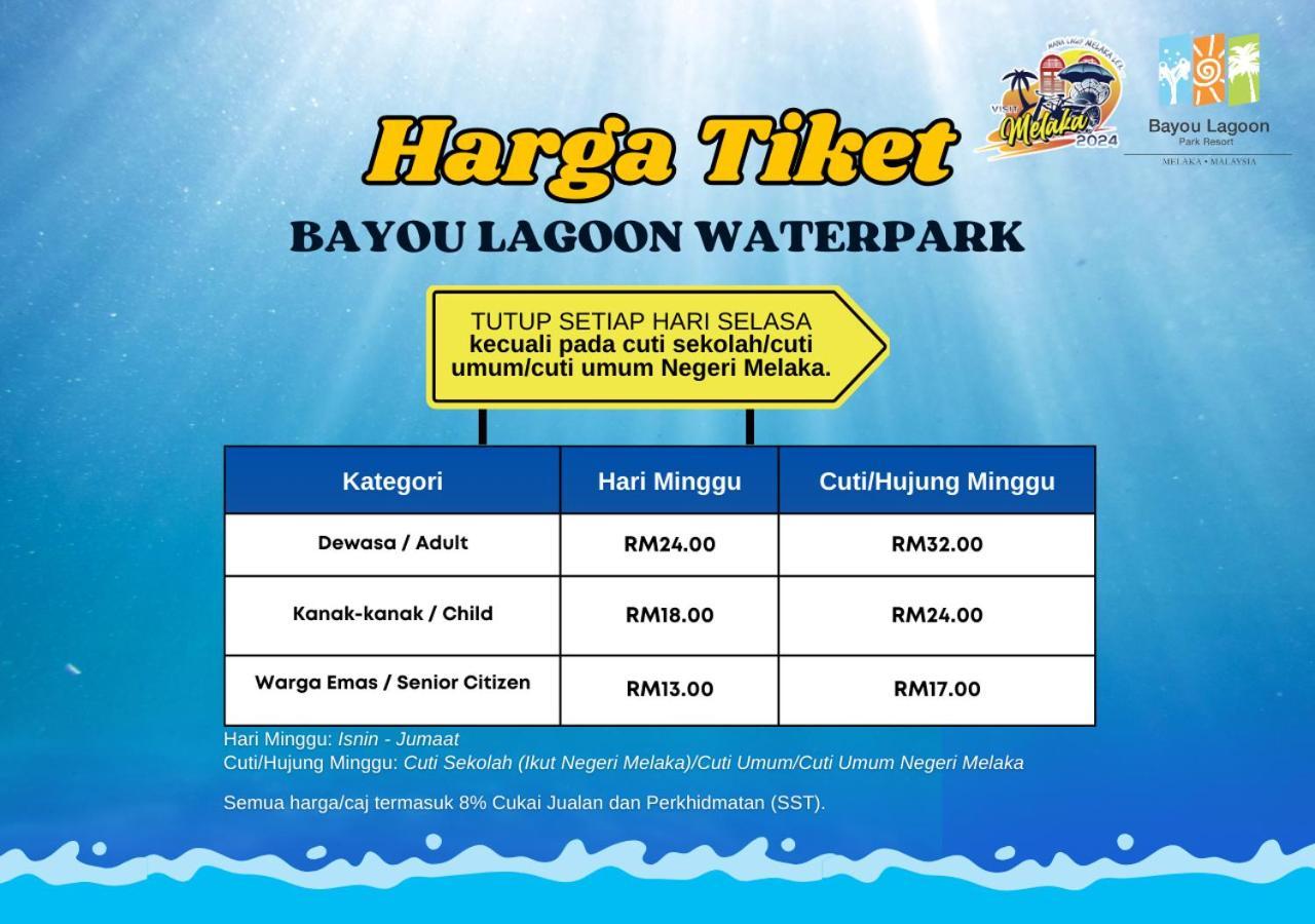 Bayou Lagoon Park Resort Malacca Exterior photo